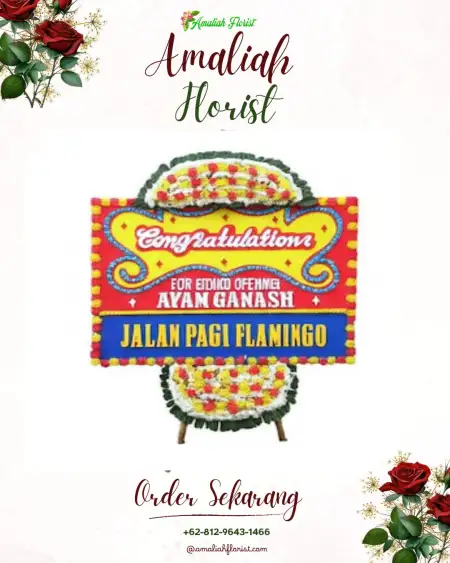 Sewa Papan Bunga Mabar